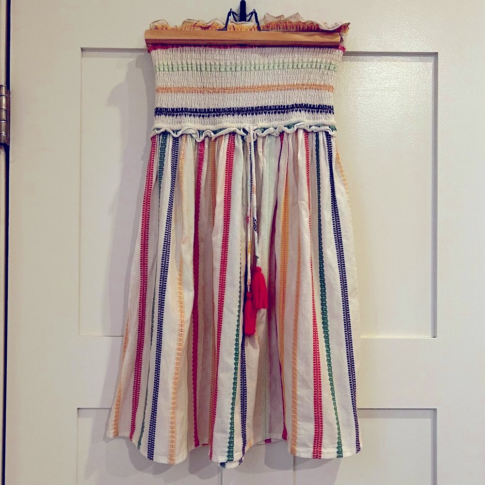 Pilyq Strapless Cotton Dress